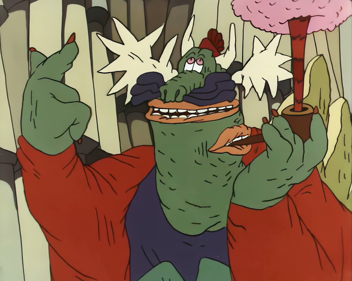 «Великий, могучий, добрый волшебник - Ээх». Кадр из мультфильма «Ух ты говорящая рыба»