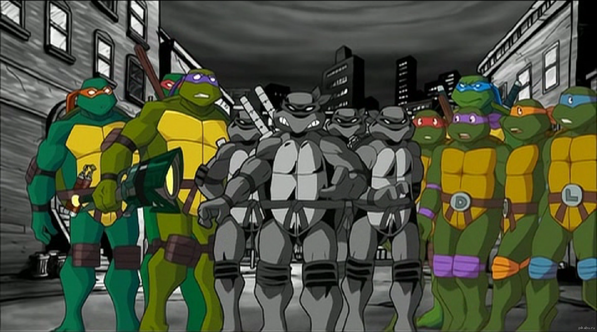 Черепашки TMNT 2003. Черепашки-ниндзя навсегда 2009.