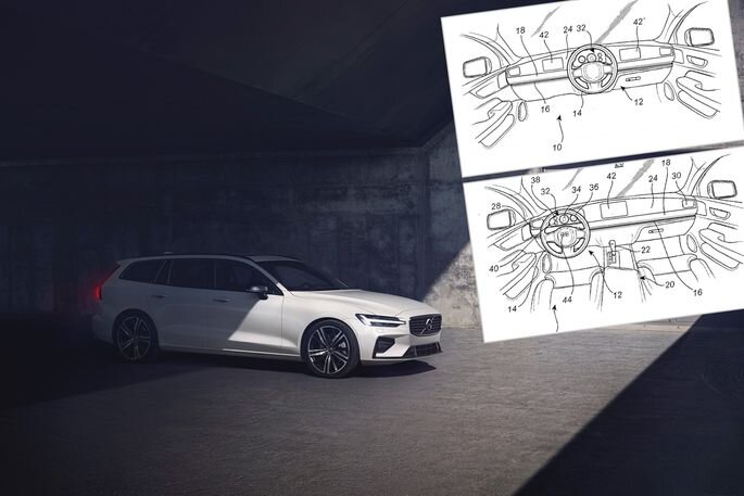 Volvo патентует технологию скользящего рулевого управления
