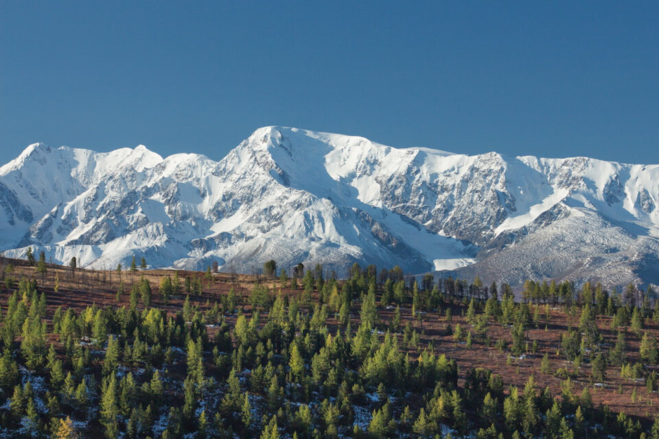 Наверху снег ложится рано(источник фото личное)