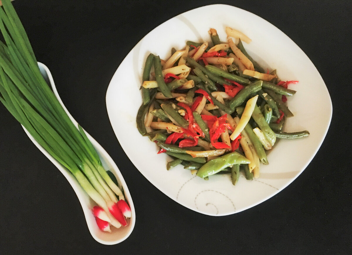 Салат из стручковой фасоли. Рецепт вкусного салата из замороженной стручковой фасоли