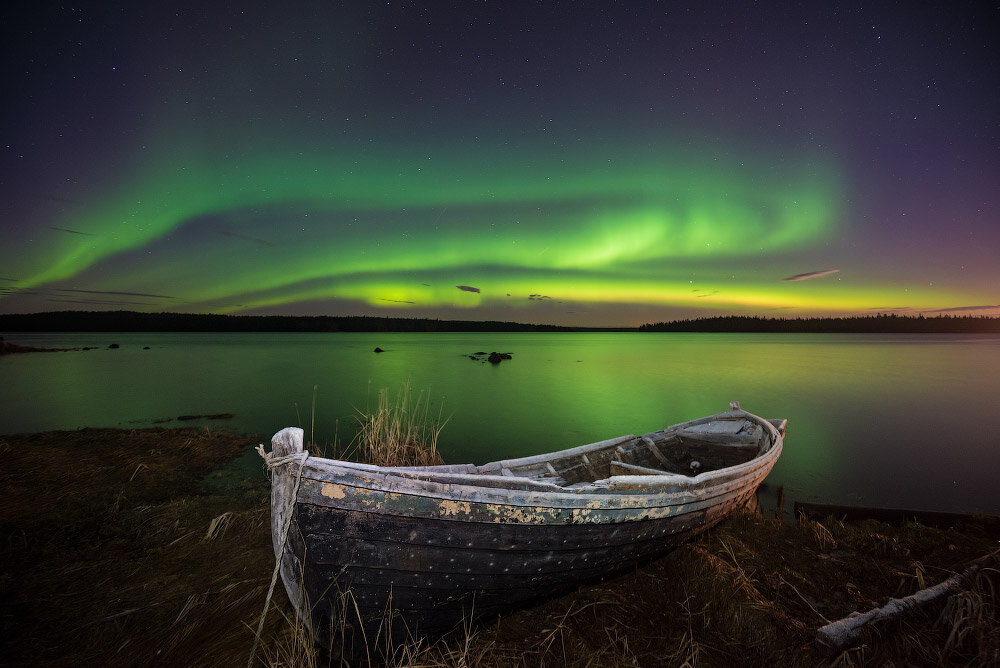 Карельские сполохи. Фото: otdyhvkarelii.ru