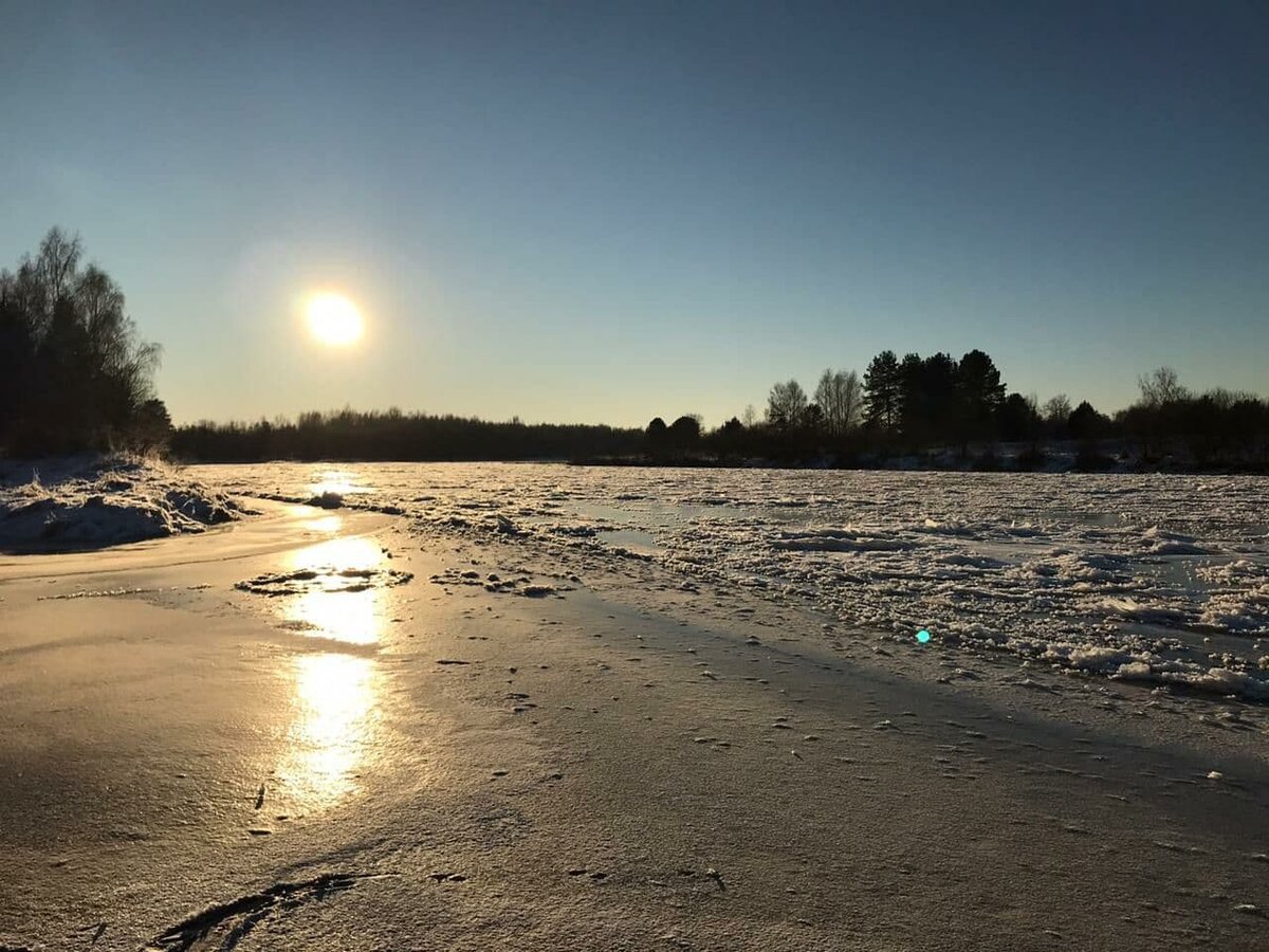 Река Молога. Фотография предоставлена Антоном, соседом Романа.