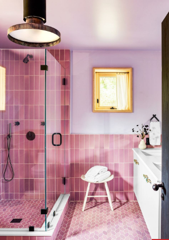 Дизайнерские решения для визуализации пространства в ванной комнаты