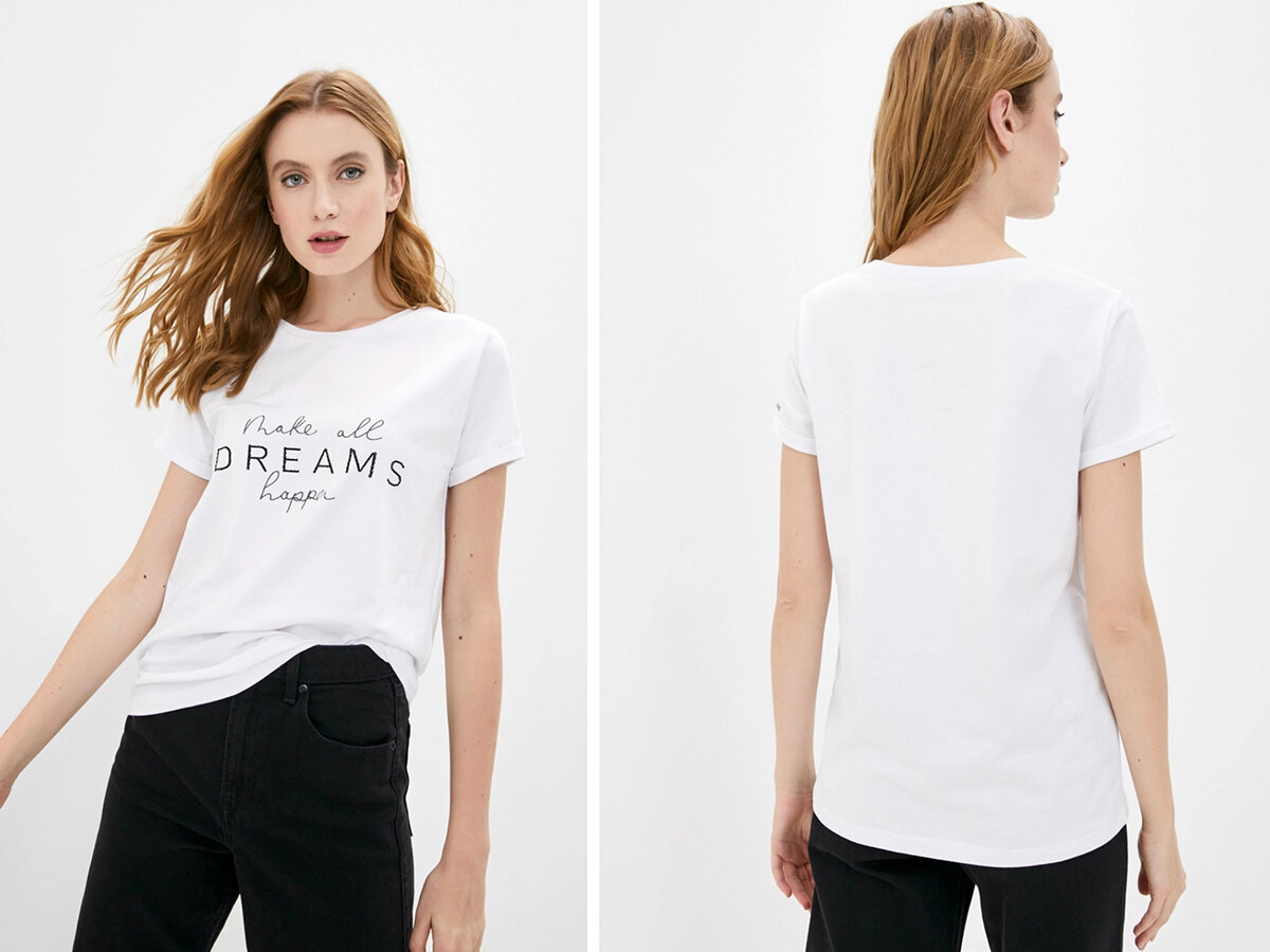 Футболка с принтом Vilatte, арт. 12216213