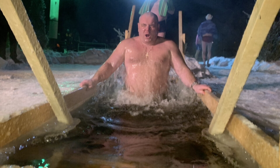 Дух захватывает от ледяной воды