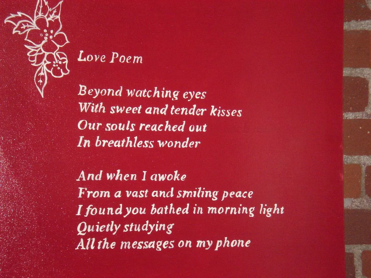 The Love poems. Poems about Love. English poems about Love. English poems of Love.