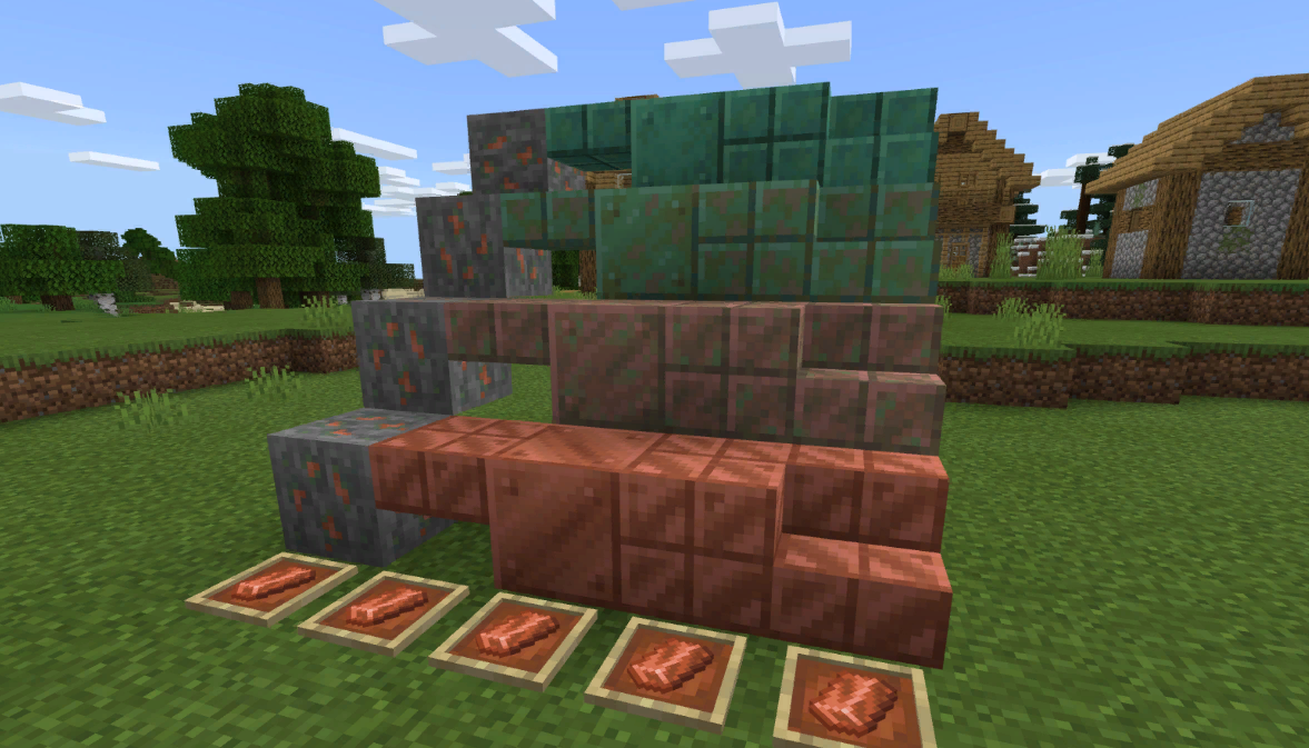 Медь в Майнкрафт ПЕ 1.16.210.57