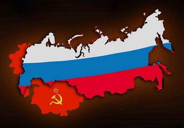 Флаг россии и ссср вместе картинки