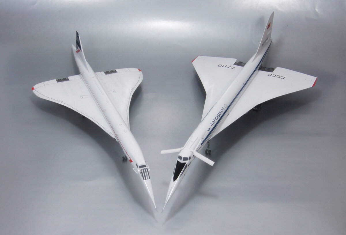 ... но в главное противостояние вошли Concorde и Ту-144.