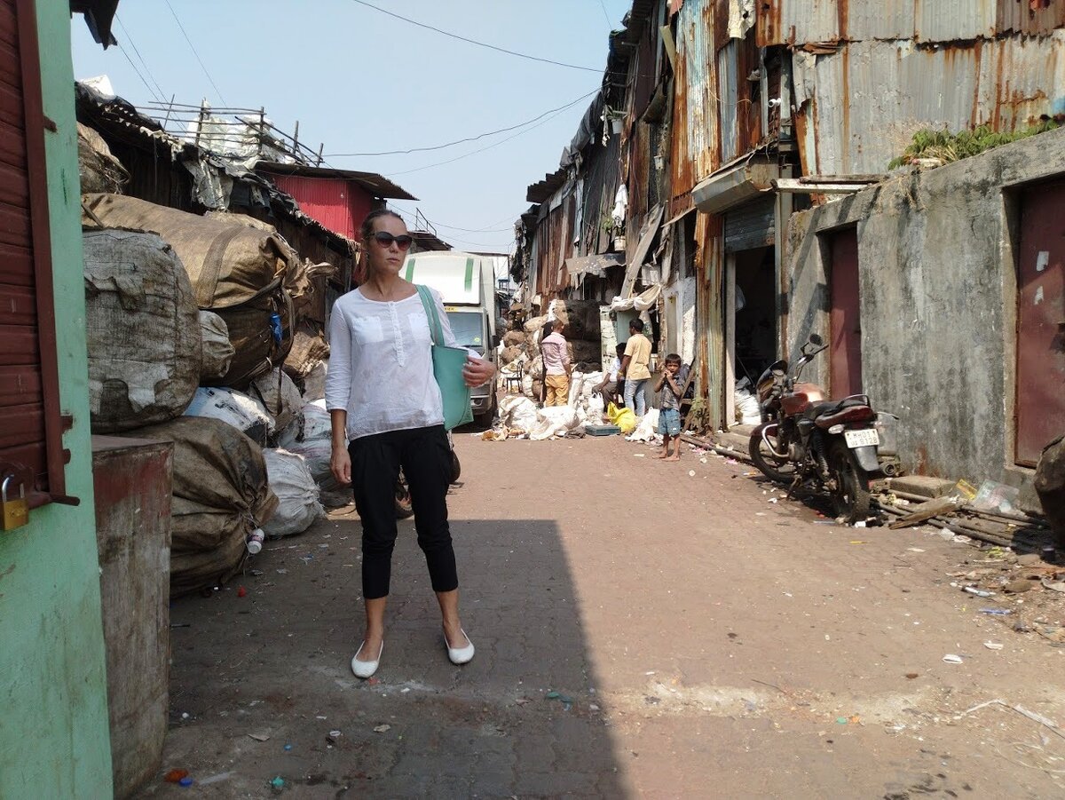 склады трущобы Дхарави, Мумбай