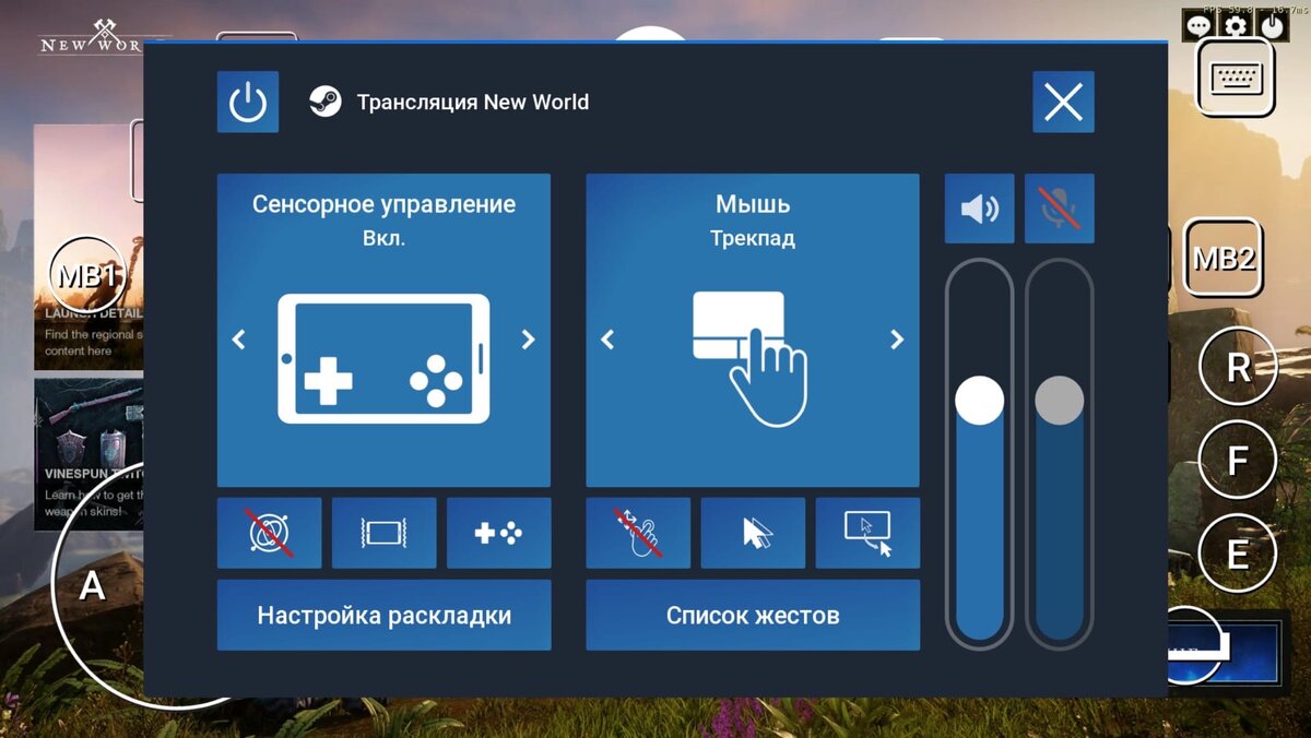 Как играть в New world на телефоне Steam Link | Ромштек New world | Дзен