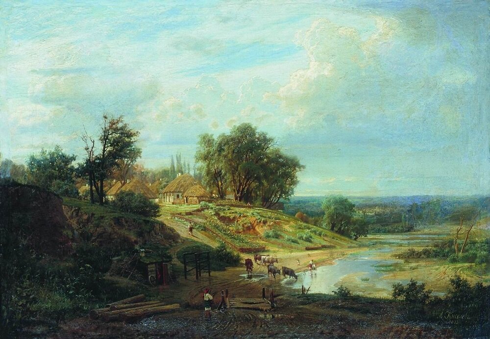 
Вид окрестностей Харькова 1875, холст масло, 78 х 112 см
Донецкий областной художественный музей