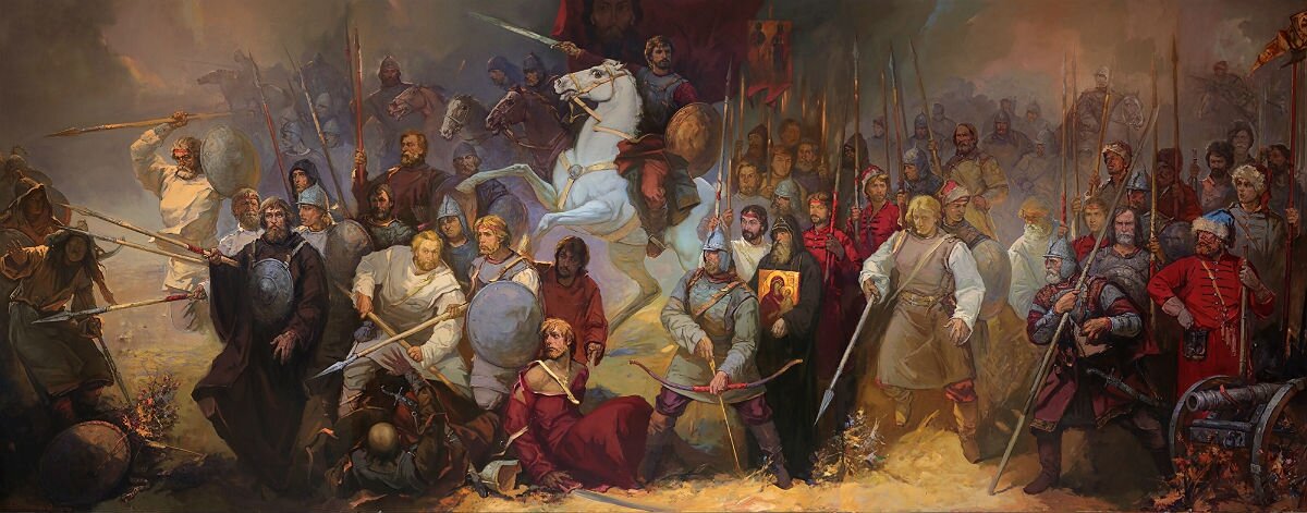 Исторические картины современных художников