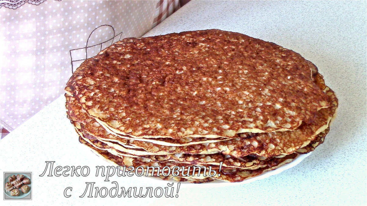 Торт из овсяной блинов