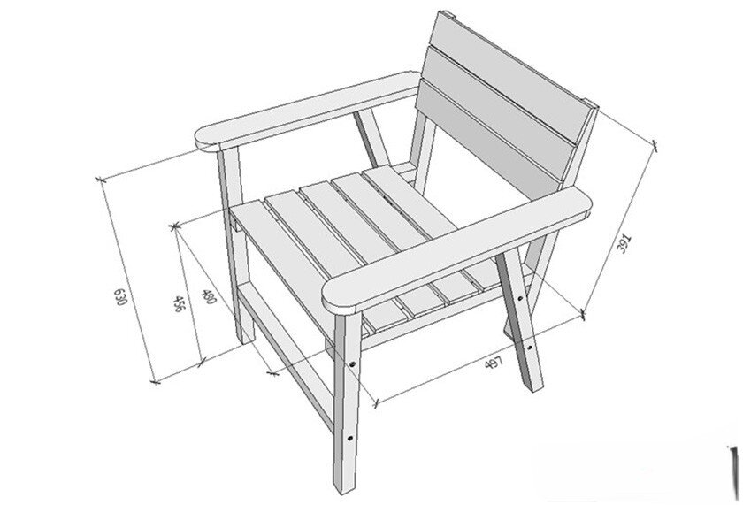 Как сделать стулья из дерева своими руками: чертежи, фото