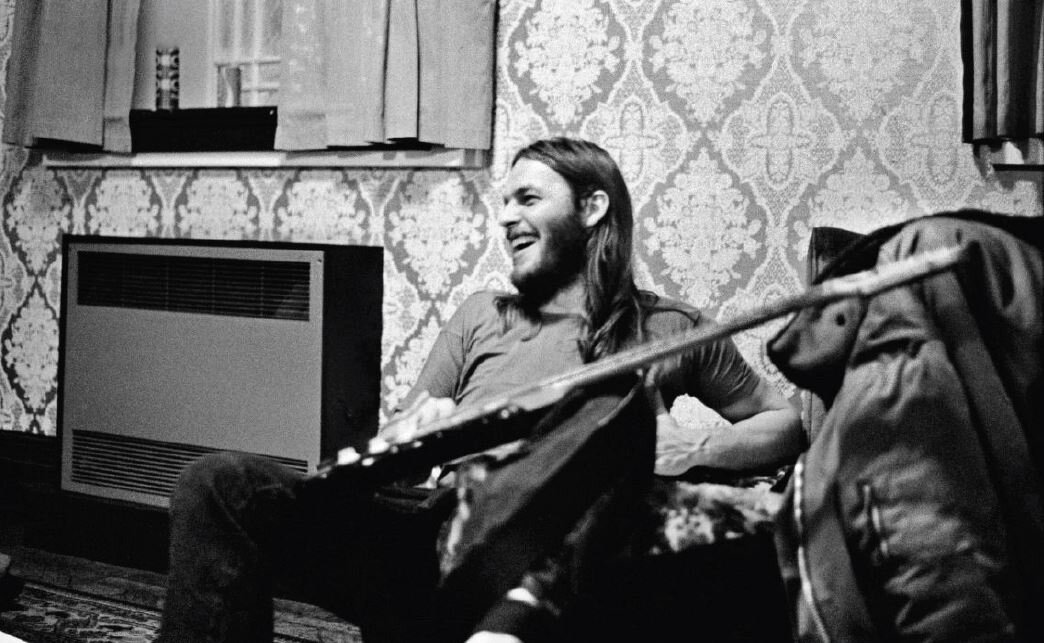 Дэвид Гилмор во время гастролей 1974 года || Джилл Фурмановски