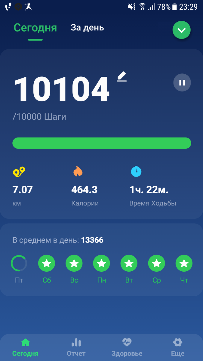 10000 шагов отзывы