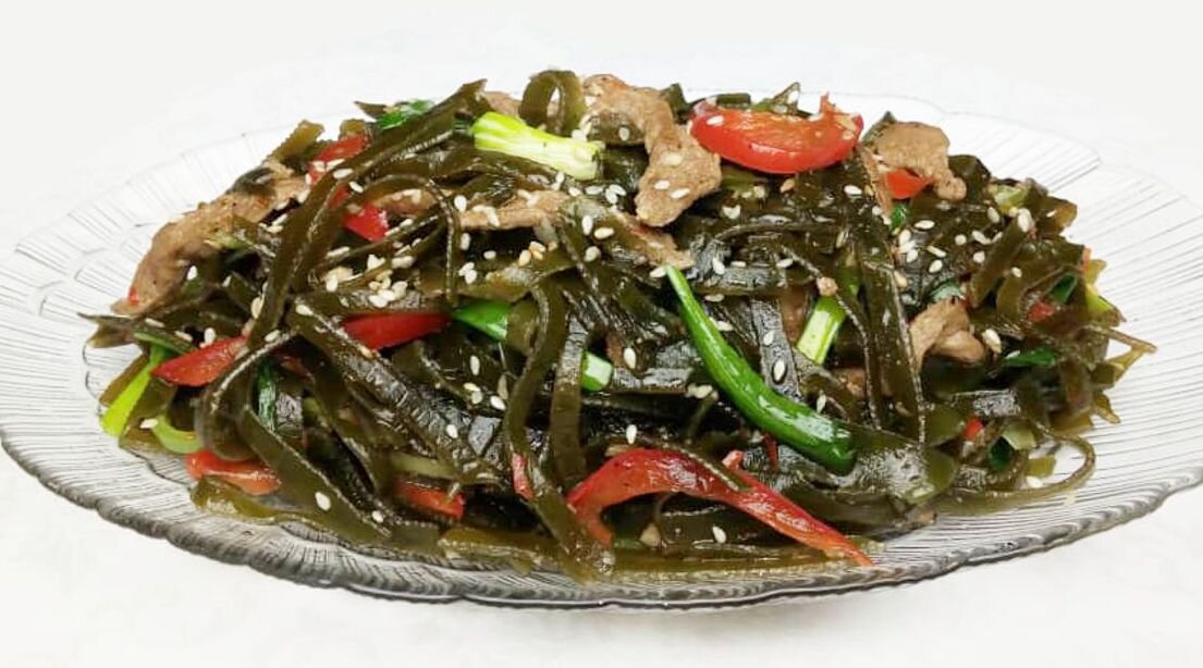 Морская капуста по-корейски — рецепт с фото пошагово