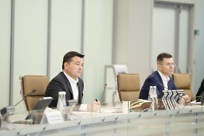    Совещание Губернатора Московской области Андрея Воробьева с руководящим составом правительства Московской области и главами городских округов © Пресс-служба Губернатора и Правительства Московской области