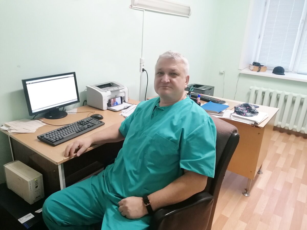 Сергей Гущин, опытный хирург, приехал на работу в Даровскую ЦРБ из Ульяновской области