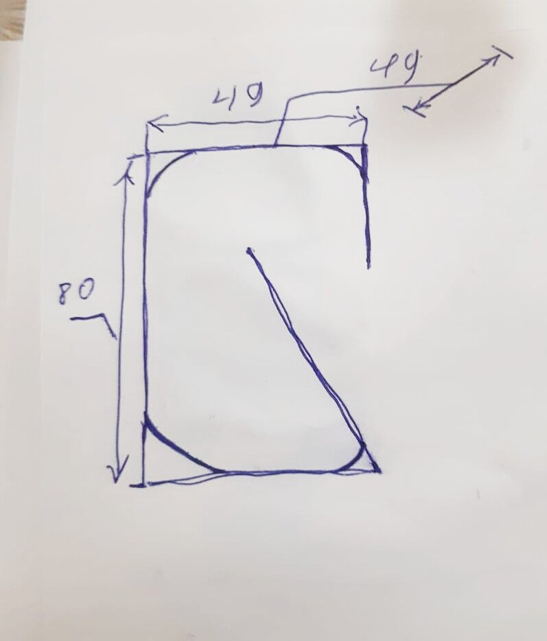 Эскиз внутреннего устройства корпуса от создателя