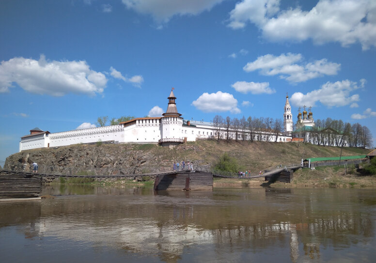 Верхотурский кремль весной 2019 года