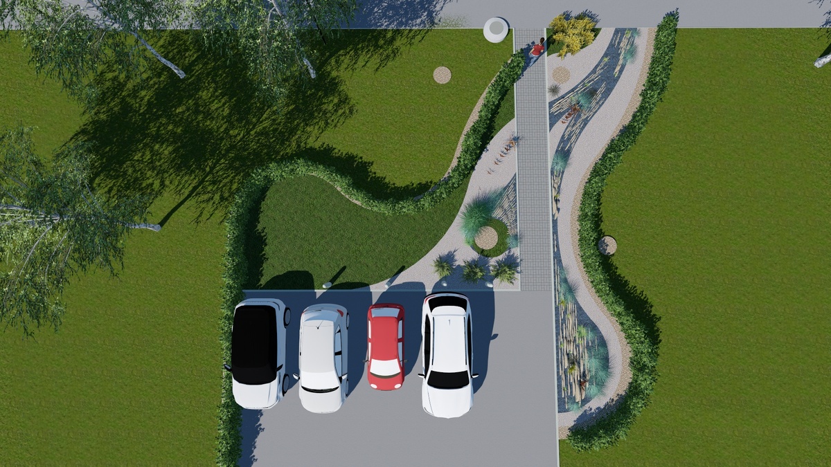 Вот так должна была засиять входная зона в косметологию! Фото автора