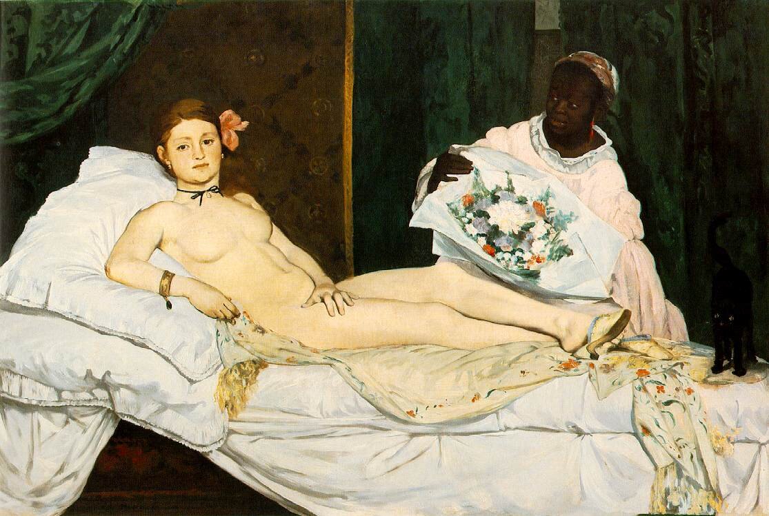 Эдуард Мане, «Олимпия»,  1863, Музей Орсе, Париж
