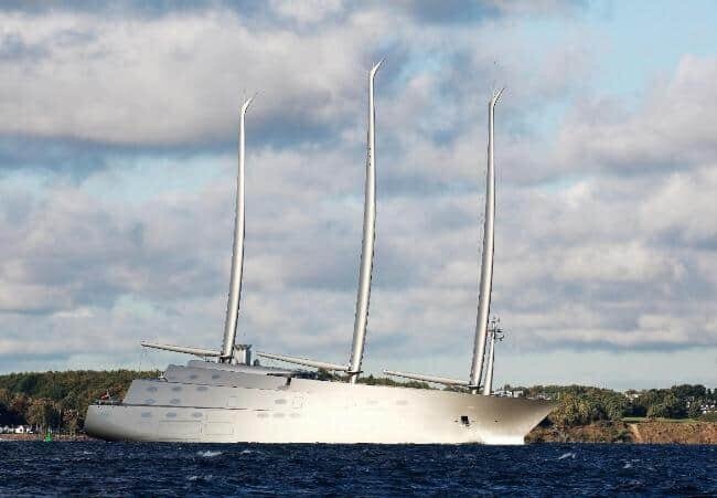 5 место. Sailing Yacht A –– 400 млн $