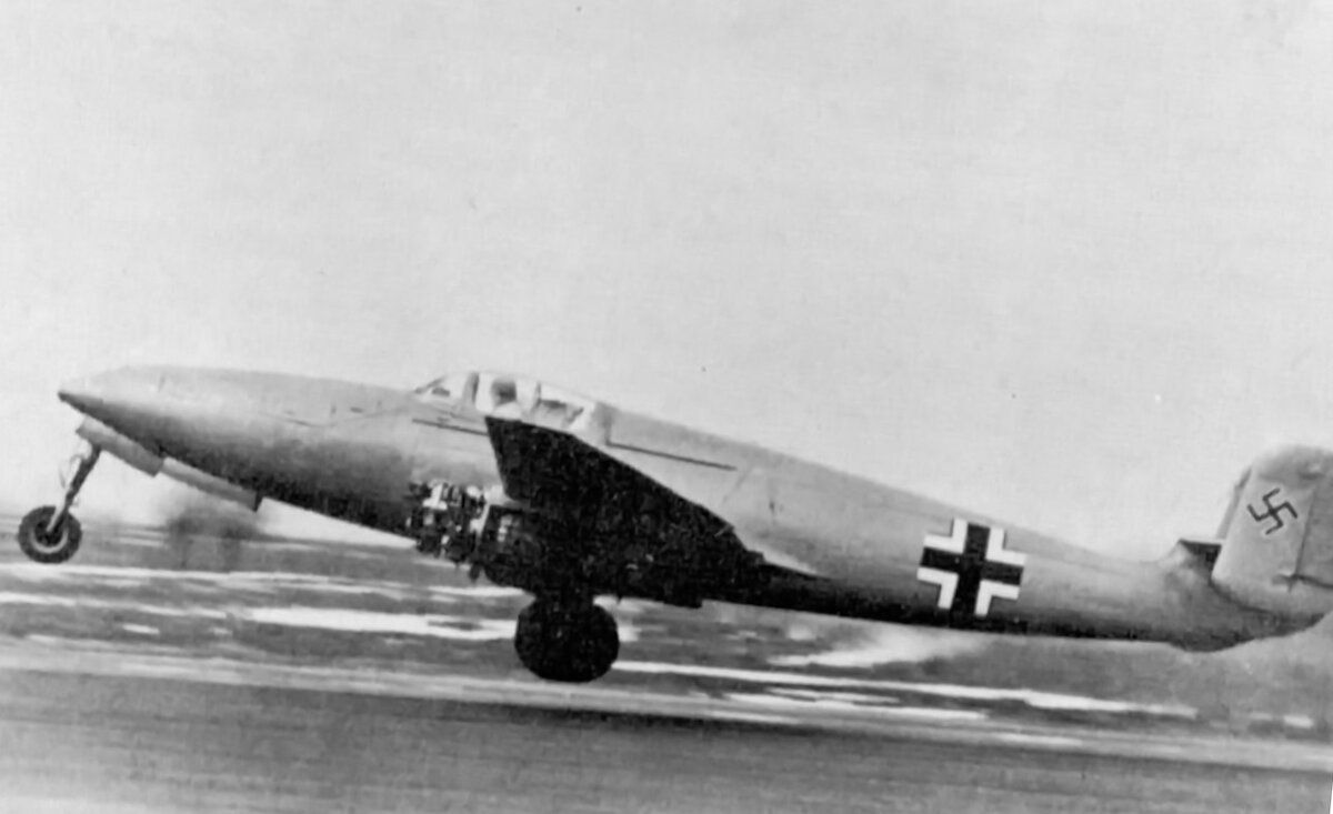 Первый полёт Heinkel He 280V1