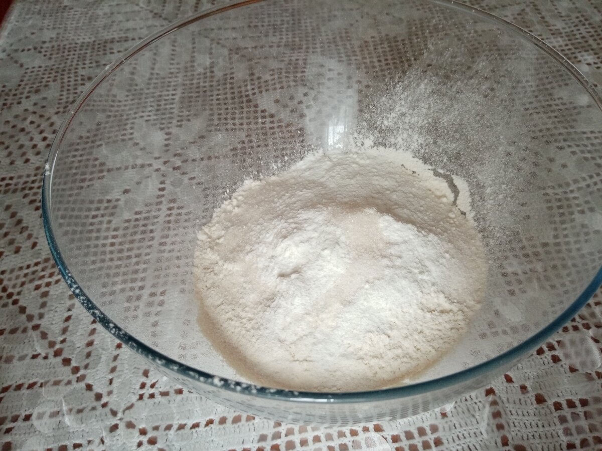 Приготовление теста.