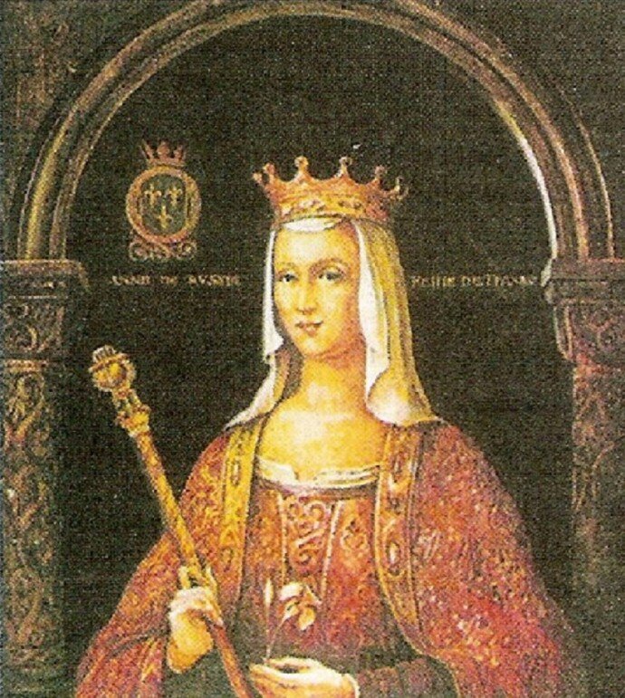 Предположительные изображения: 1 - Анна Ярославна, 2 - Елизавета, 3 - Анастасия 