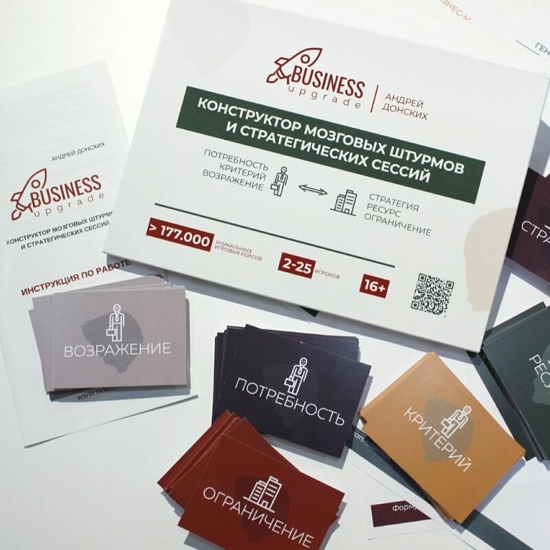 Business Upgrade. Конструктор мозговых штурмов и стратегических сессий для обновления бизнес модели