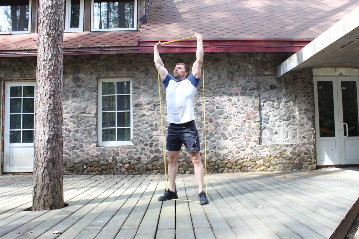 Тренировка с резинками