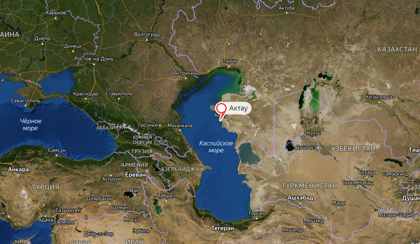 Актау – крупный промышленный город на побережье Каспийского моря в Казахстане, административный центр Мангистауской области, расположенной на юго-западе страны.