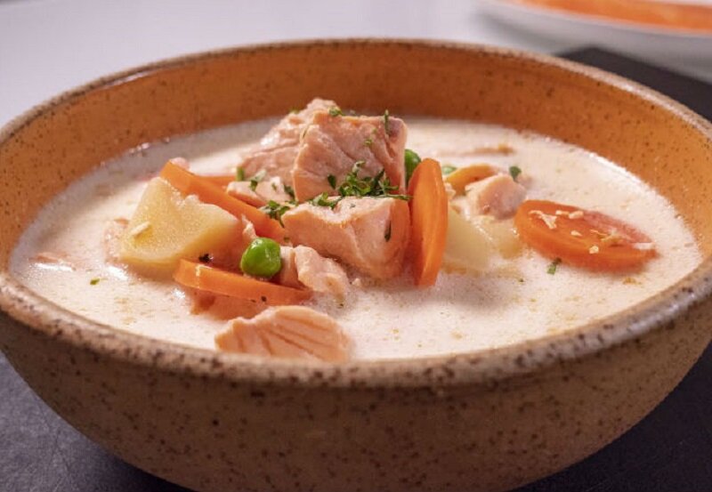 Очень вкусная уха по особому финскому рецепту 