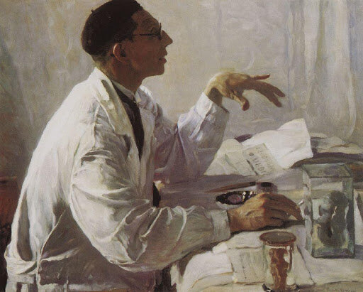 М. Нестеров. Портрет хирурга С.Юдина.