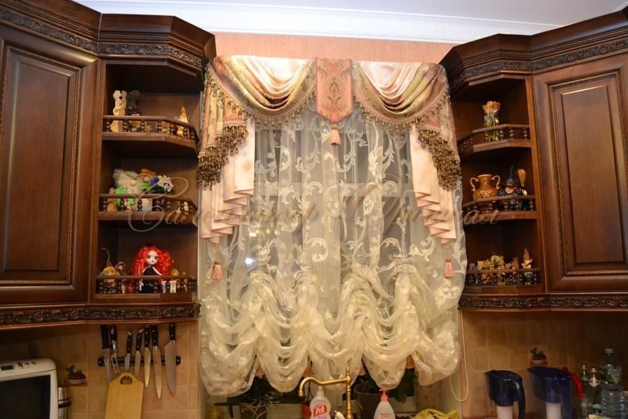 фото пример штор на кухне (Яндекс Картинки) 