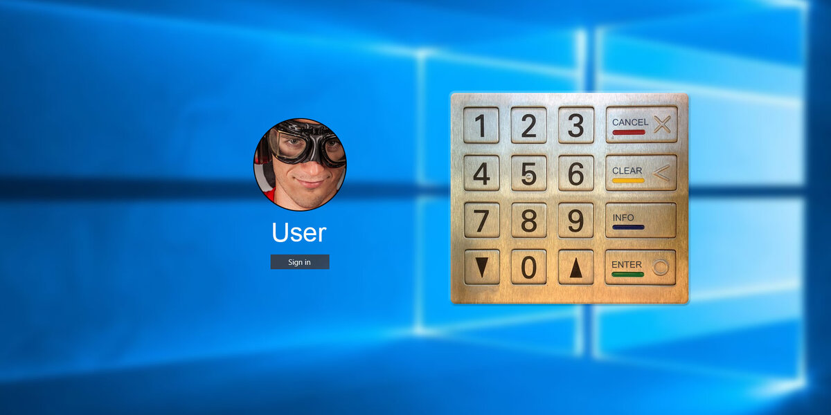 PIN-код или пароль в windows 10