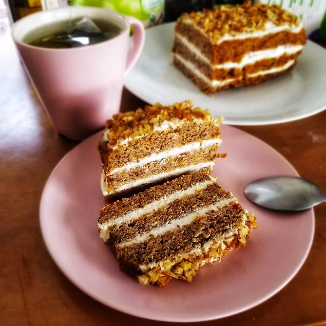 Морковный торт кофикс