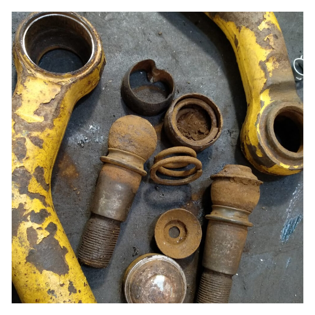 Наконечники от трактора до восстановления 