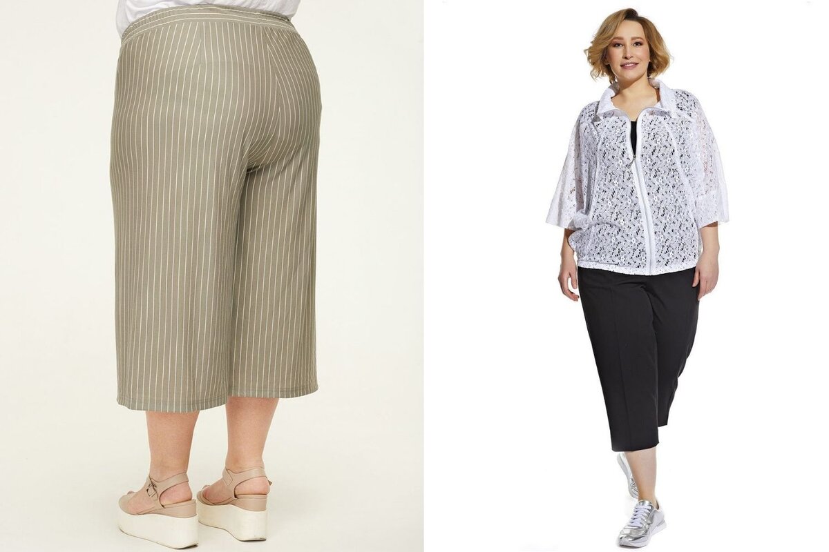 Модели брюк для полных женщин за 50 лет