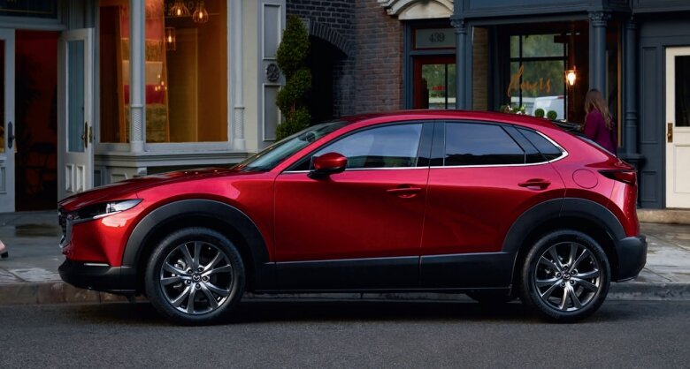 мазда сх30 2021, вид в профиль, источник mazda.ru