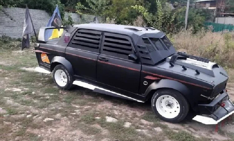 Наглядно виден весь тюнинг