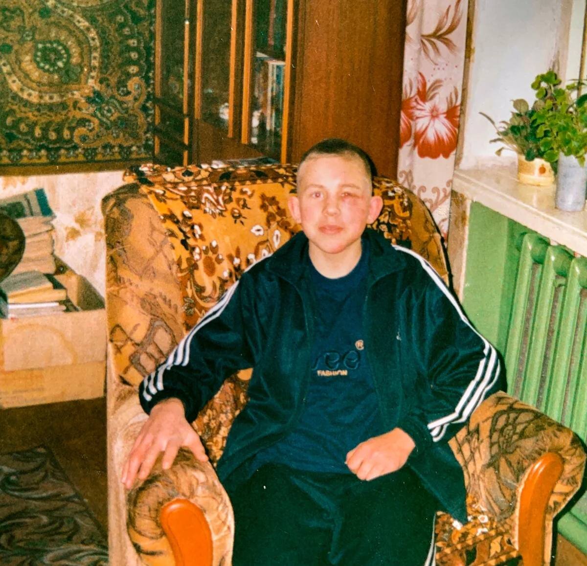 Это я попал в драку