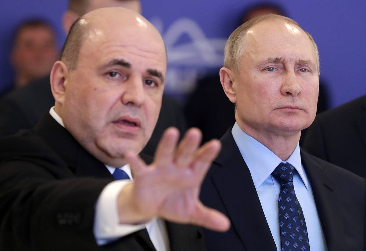                                           Михаил Мишустин и Владимир Путин