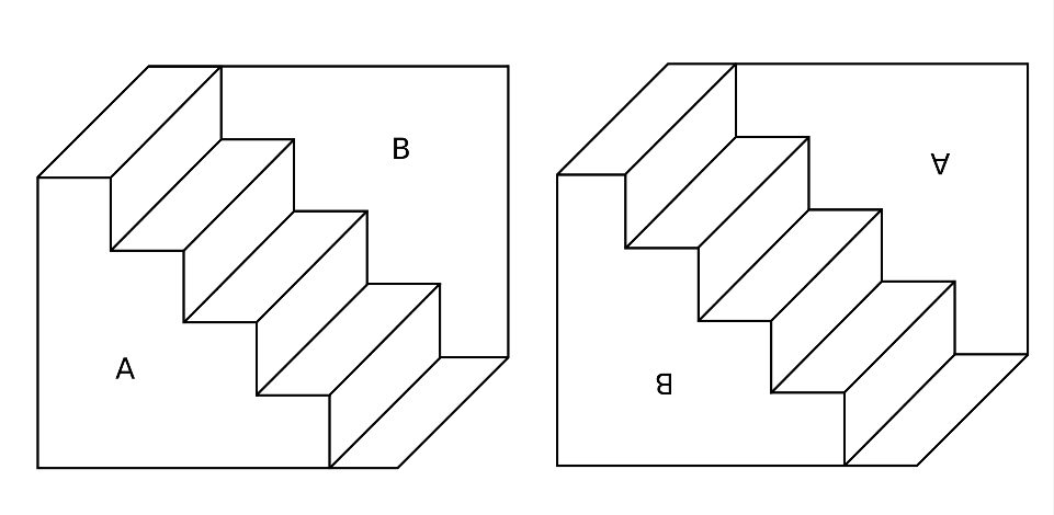 Как нарисовать иллюзию с лестницей