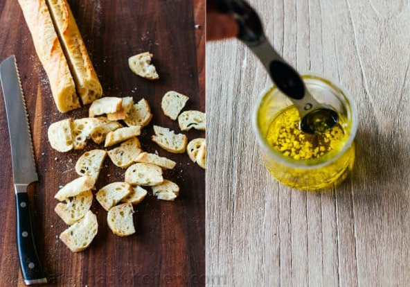 салат Цезарь