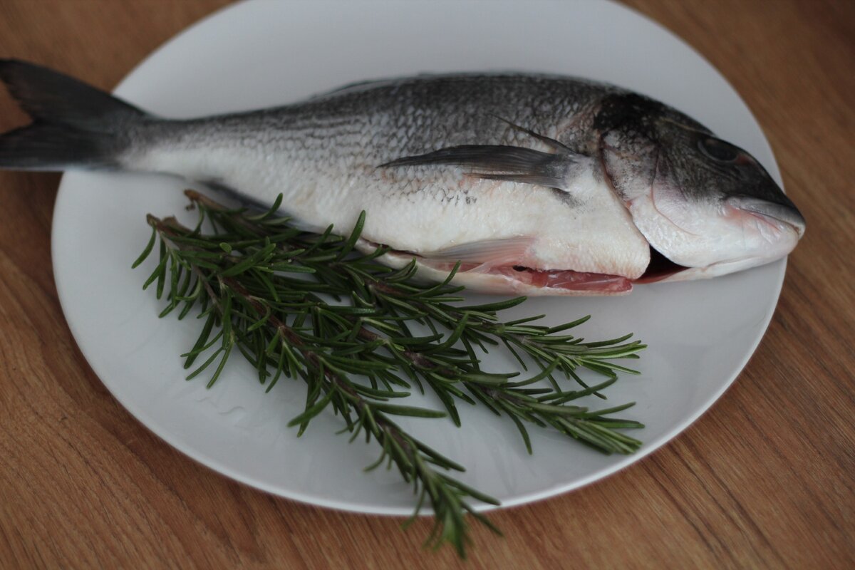 Фото автора. Дорадо с овощами и розмарином